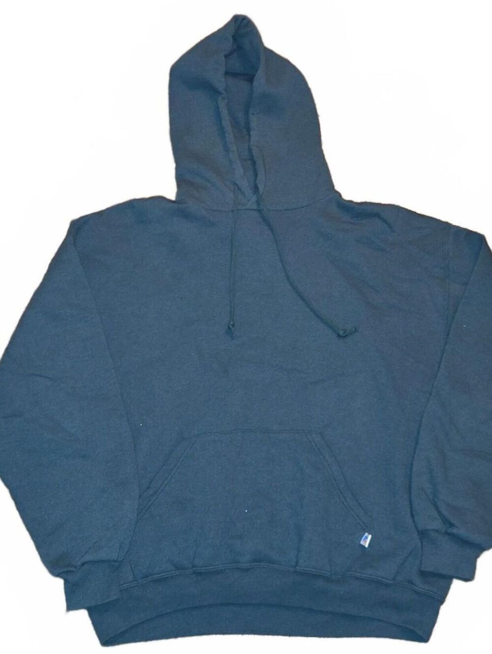 Vintage Russell Athletic Blank Hoodie Men's Large Dark Green